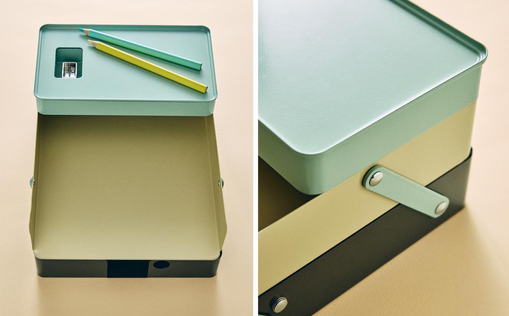 ORGANIZADOR DE ESCRIVANINHA INFANTIL METÁLICO