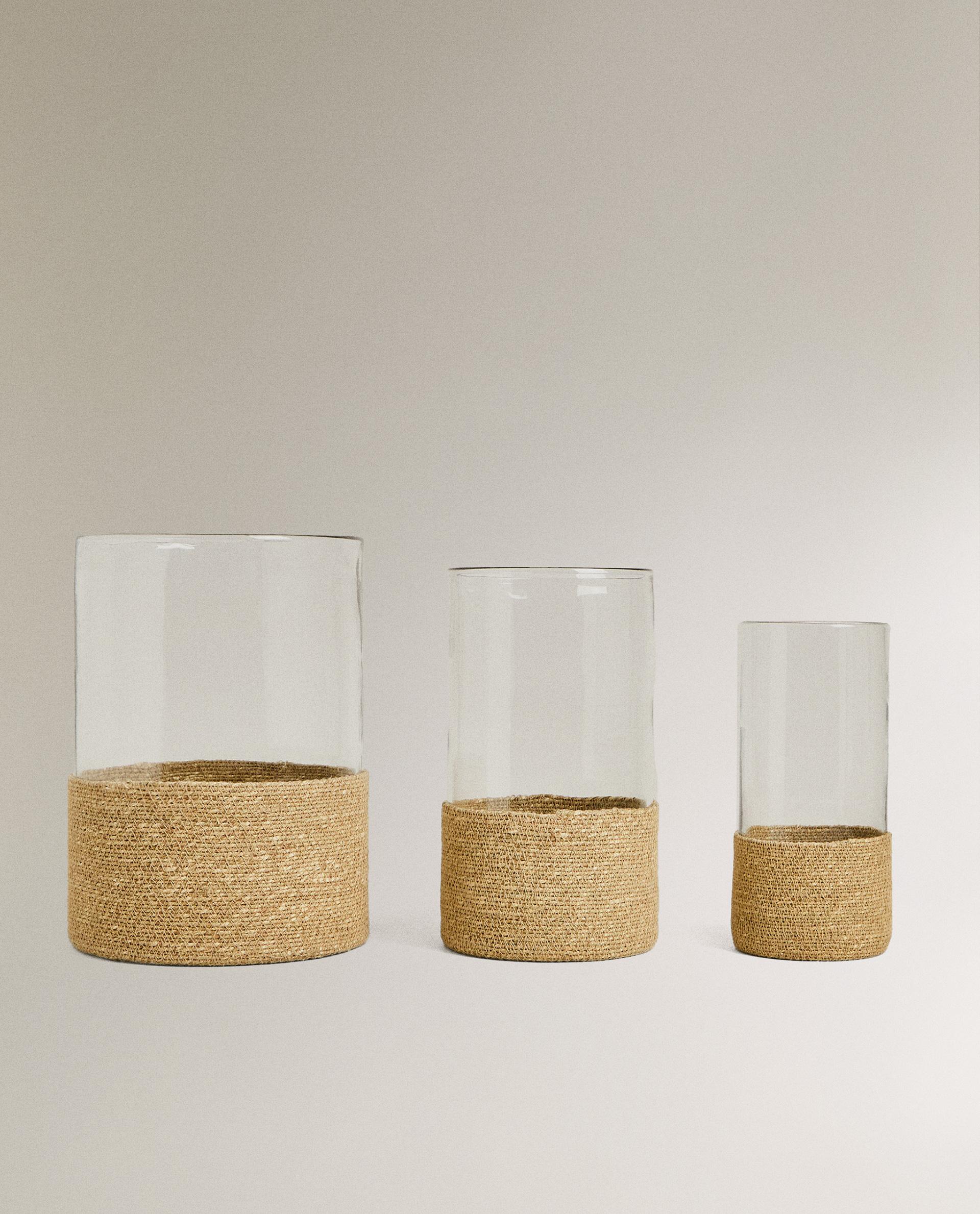 GLASS AND JUTE LANTERN product thumbnail 11