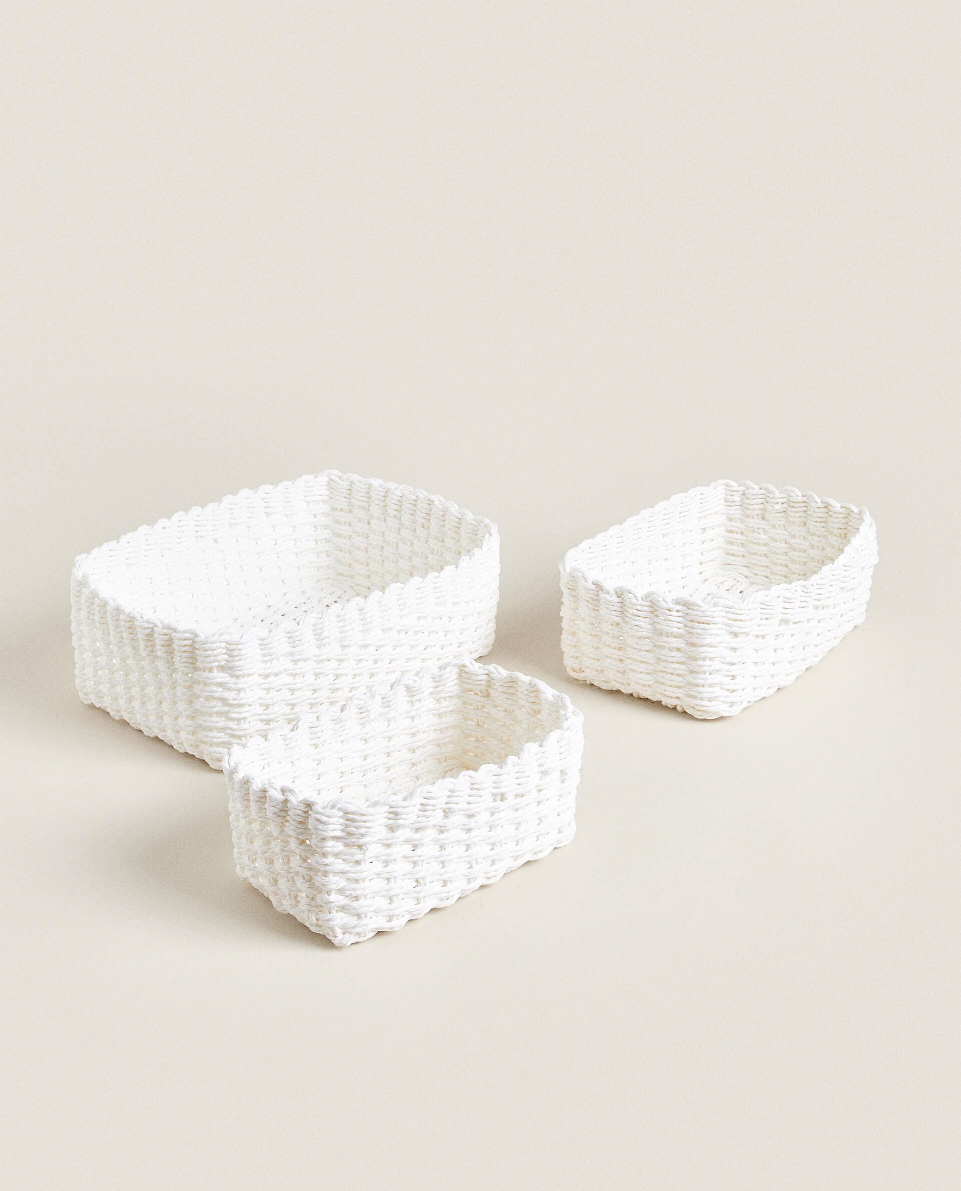WOVEN PAPER BASKET