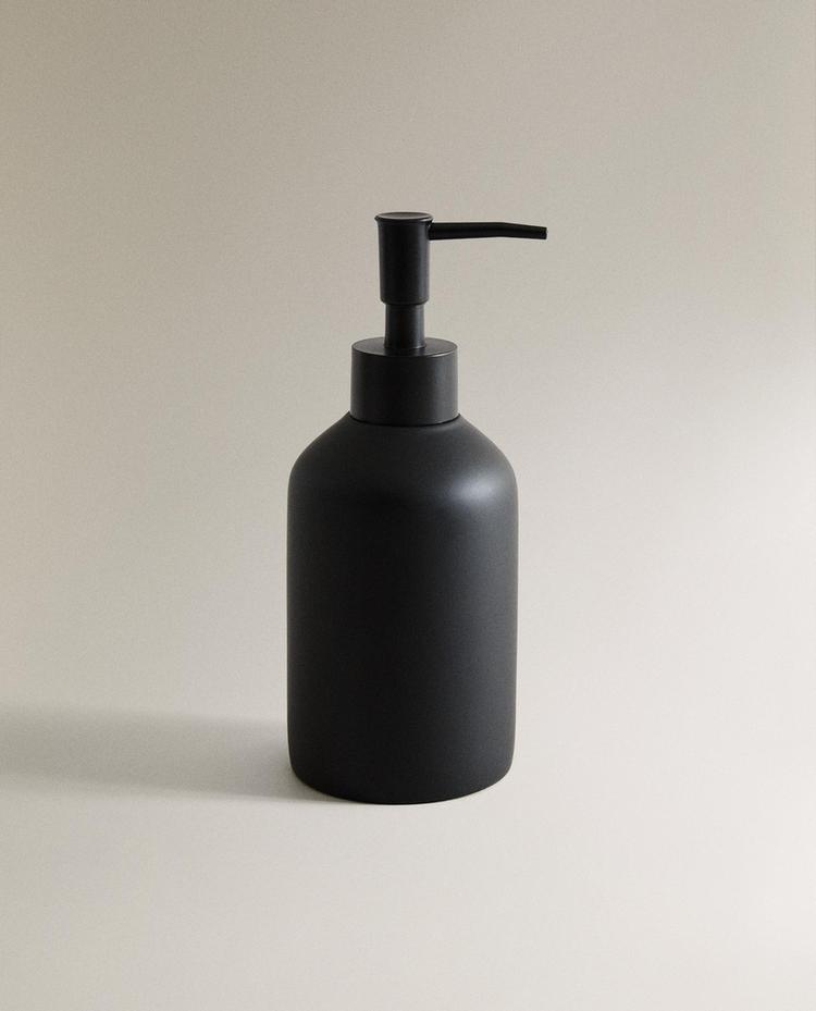 DOSATORE SAPONE IN RESINA NERA