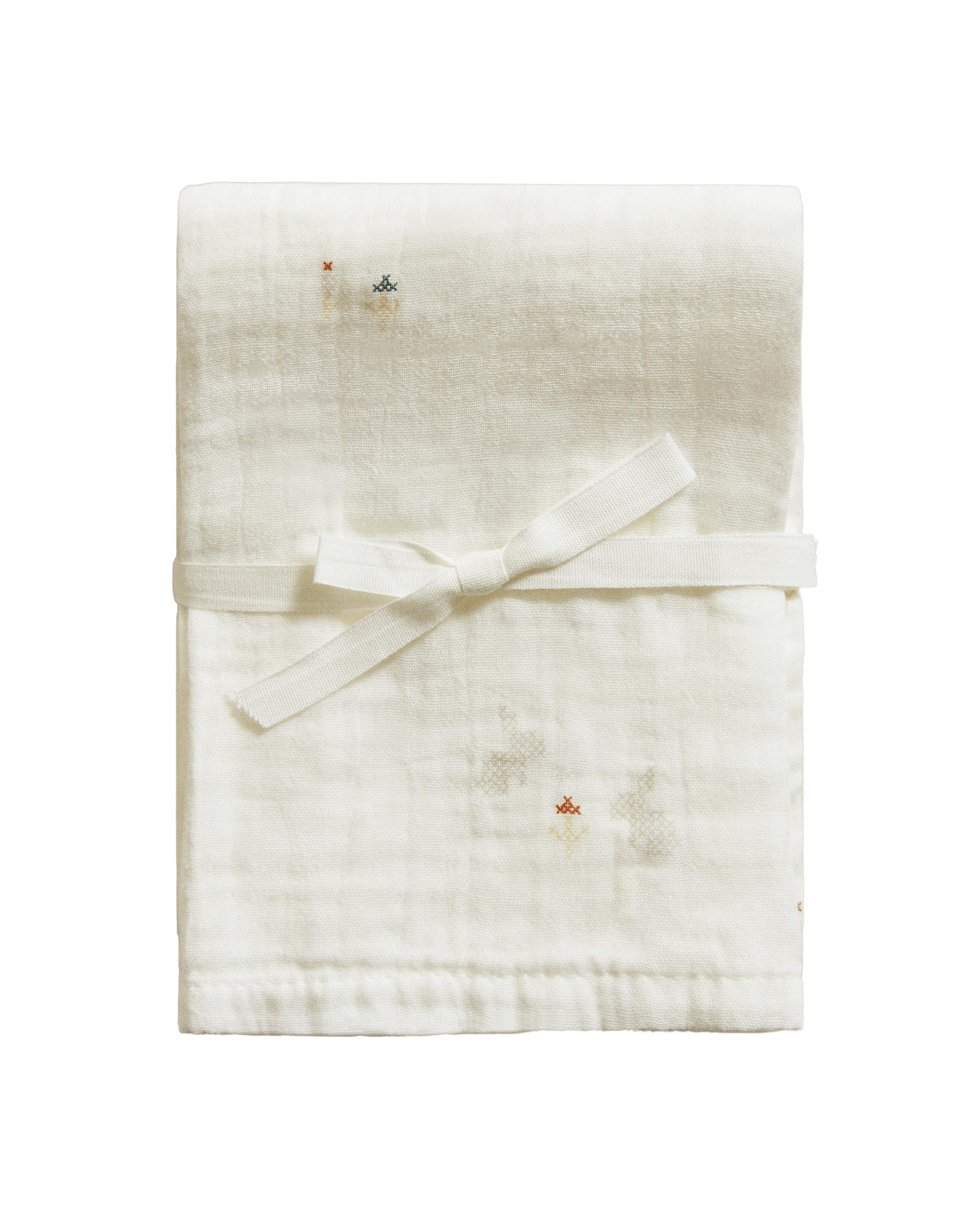 EMBROIDERED BABY MUSLIN CLOTHS (PACK OF 2) product thumbnail 6