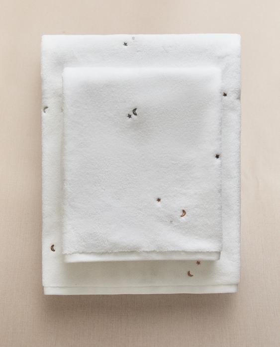 ASCIUGAMANO DA BAGNO PER BAMBINI LUNE STELLE ASCIUGAMANO DA BAGNO PER BAMBINI LUNE STELLE