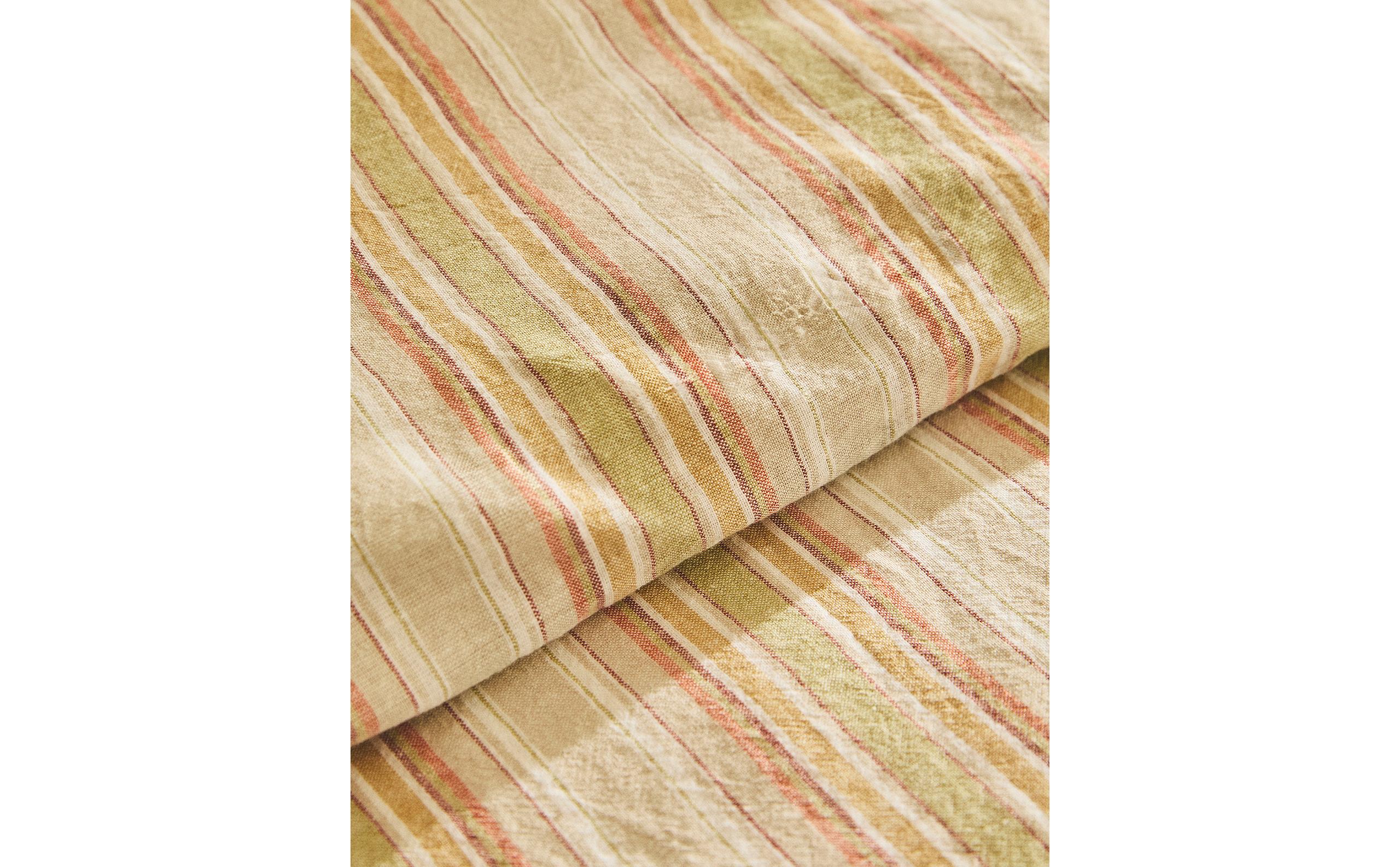 DUVET COVER WITH MULTICOLOURED STRIPES