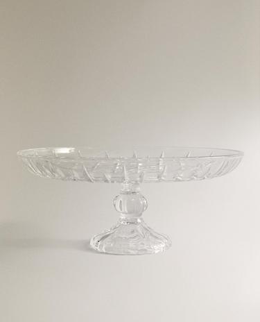 PLAT VERRE RELIEF LOSANGES