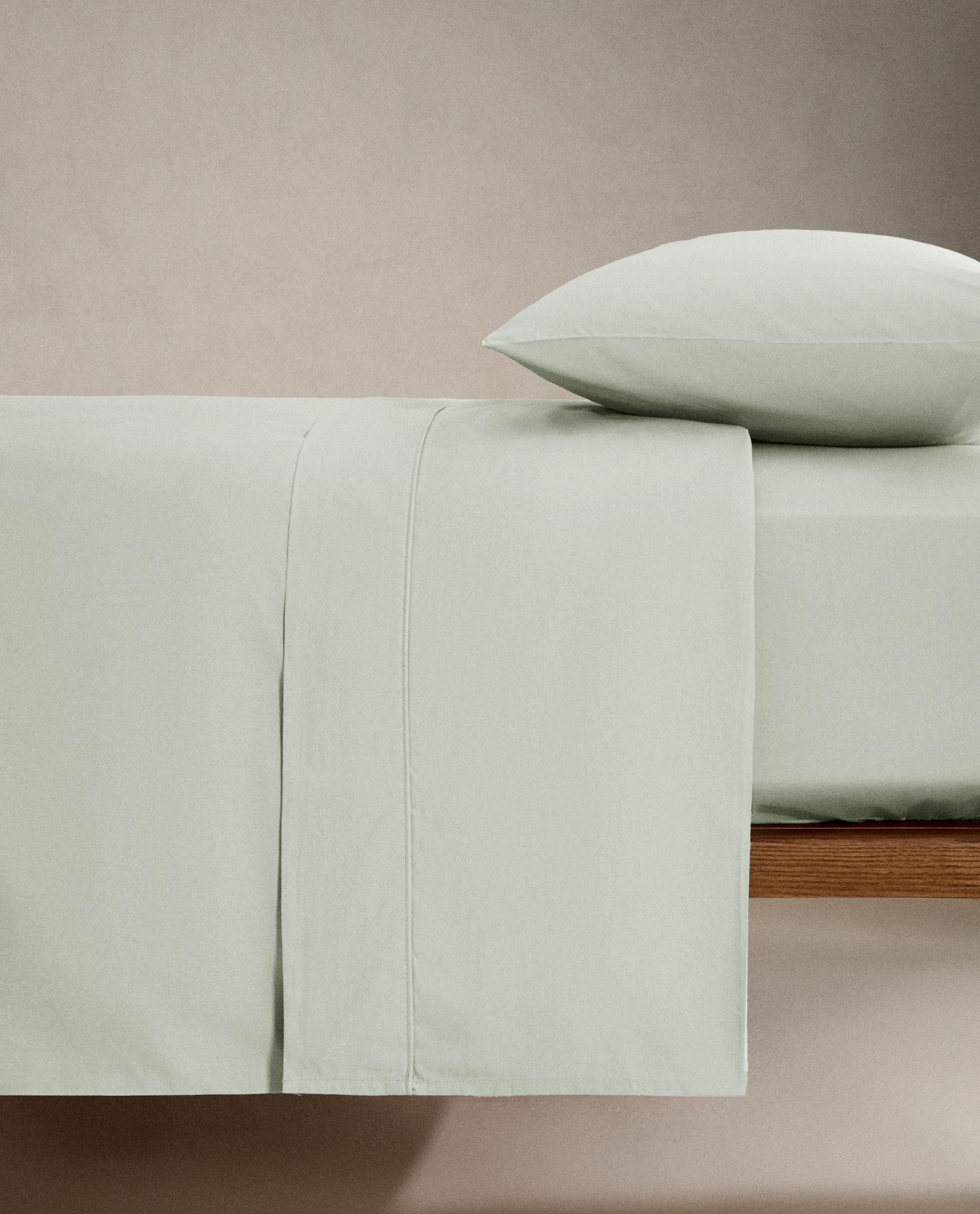 サテン ボックスシーツ | 高さ30CM（300スレッド） | Zara Home 日本/Japan