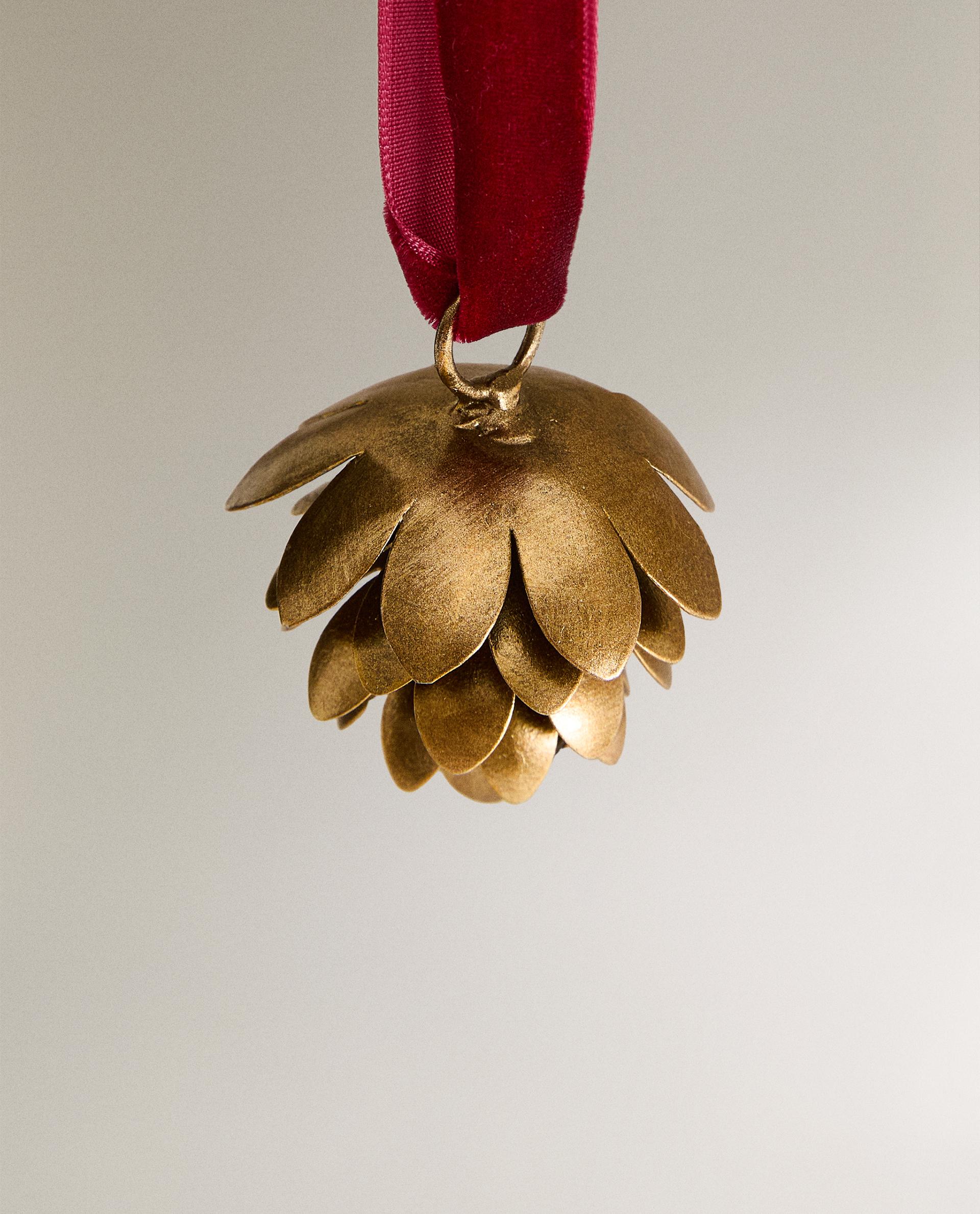 METAL PINE CONE CHRISTMAS TREE DECORATION Zara Home Estonia