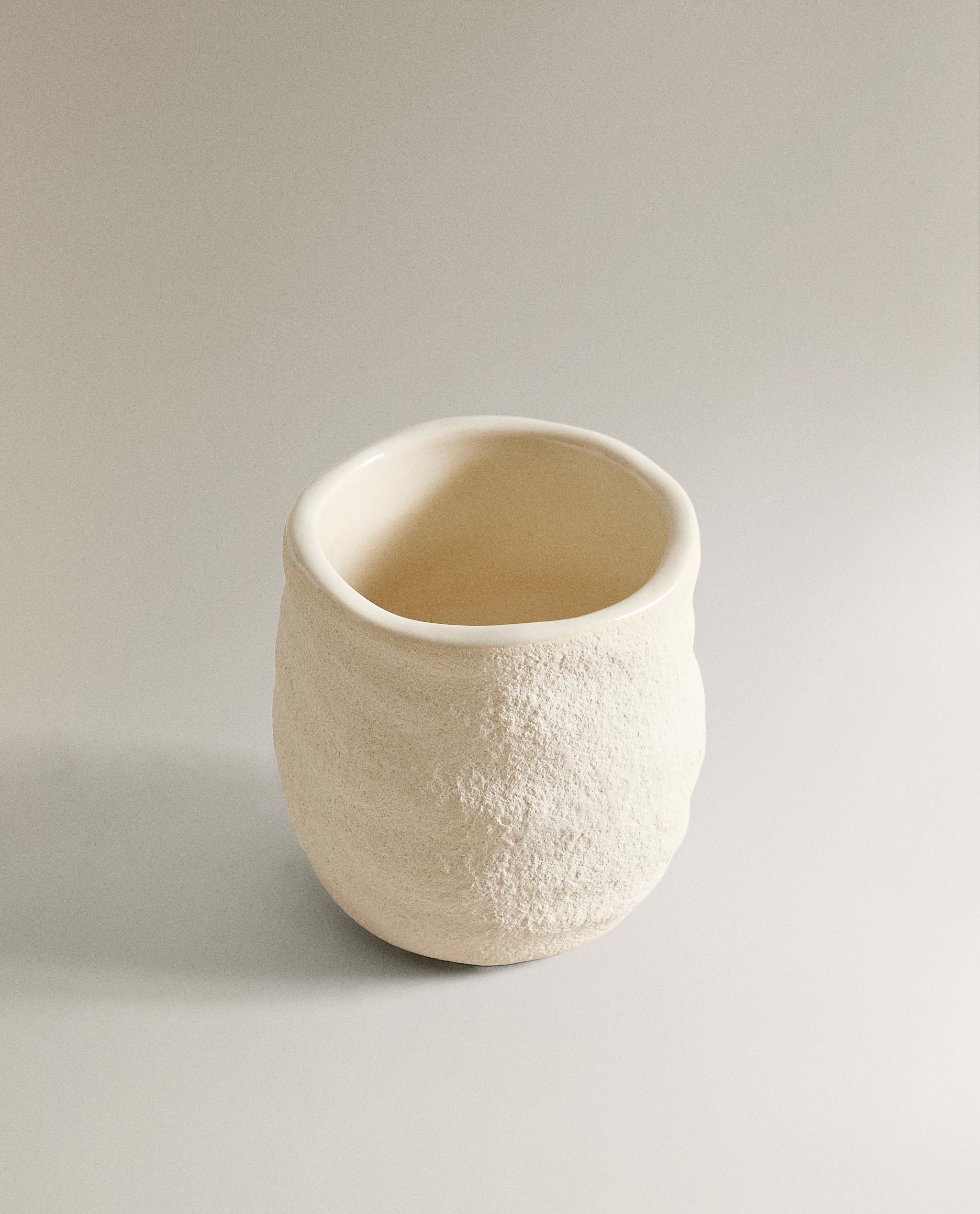 ROUGH-EFFECT CERAMIC BATHROOM SET product thumbnail 13