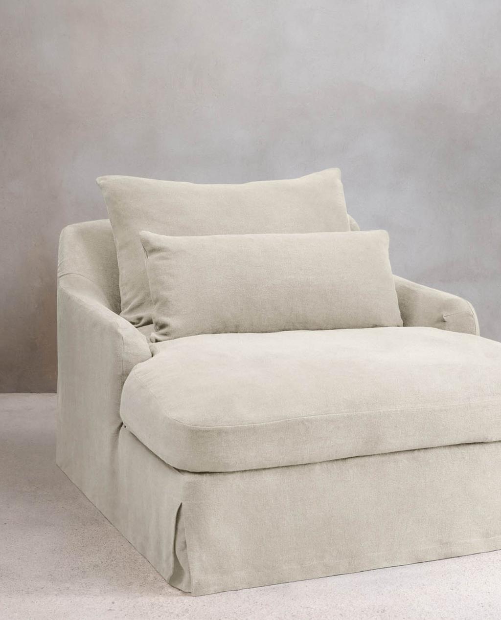 LOVESEAT 01 LINEN COVER