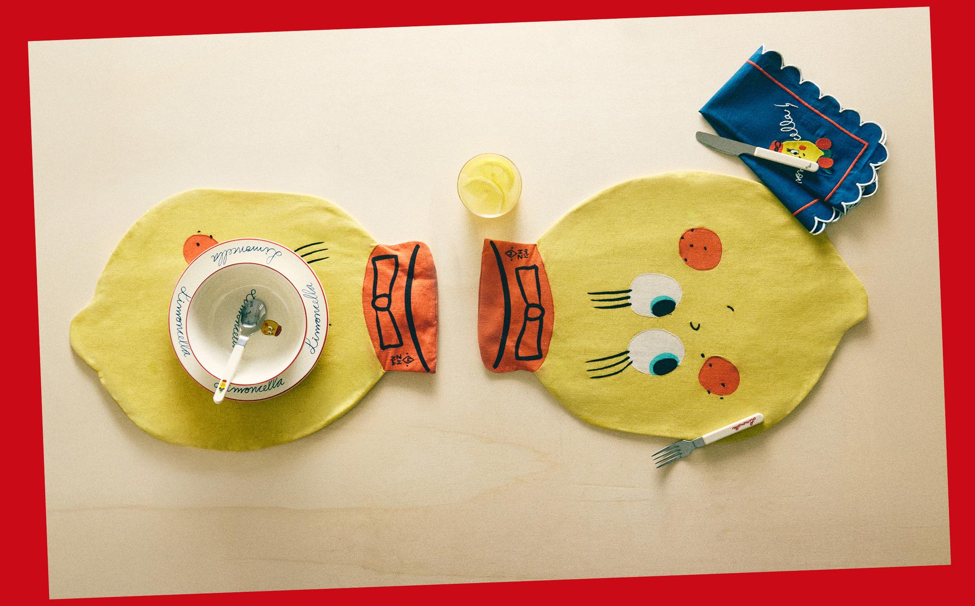 KIDS' LIMONCELLA PLACEMAT X THE ANIMALS OBSERVATORY
