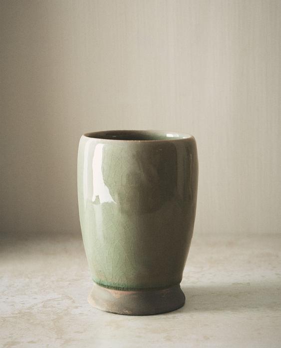 PORTA-ESCOVA DE DENTES ESVERDEADA PORTA-ESCOVA DE DENTES ESVERDEADA