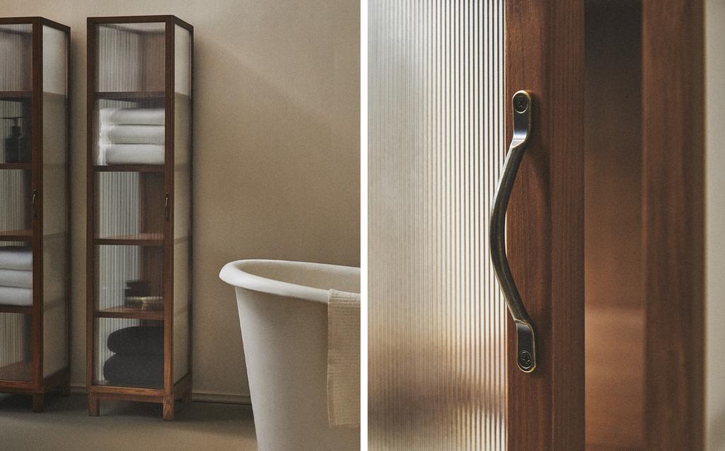 MUEBLE ALMACENAJE MADERA FRESNO PUERTAS VIDRIO MUEBLE ALMACENAJE MADERA FRESNO PUERTAS VIDRIO