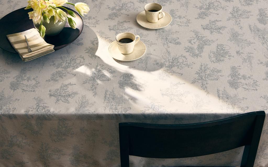 TOILE COTTON TABLECLOTH