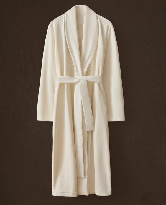 LONG FLEECE DRESSING GOWN
