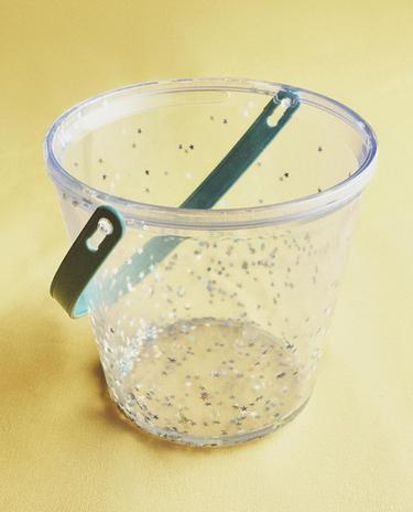 JOUET ENFANT SEAU PLAGE PAILLETTES