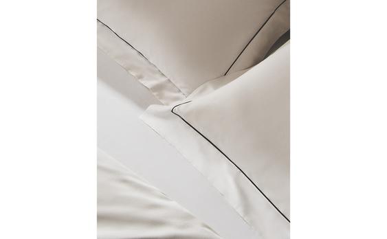 SATEEN PILLOWCASE WITH TRIM