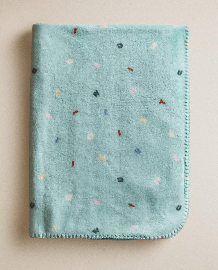 MICKEY & MINNIE ©DISNEY LETTERS FLEECE BABY BLANKET