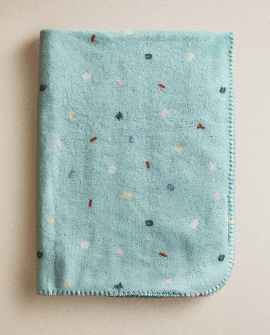 MICKEY & MINNIE ©DISNEY LETTERS FLEECE BABY BLANKET