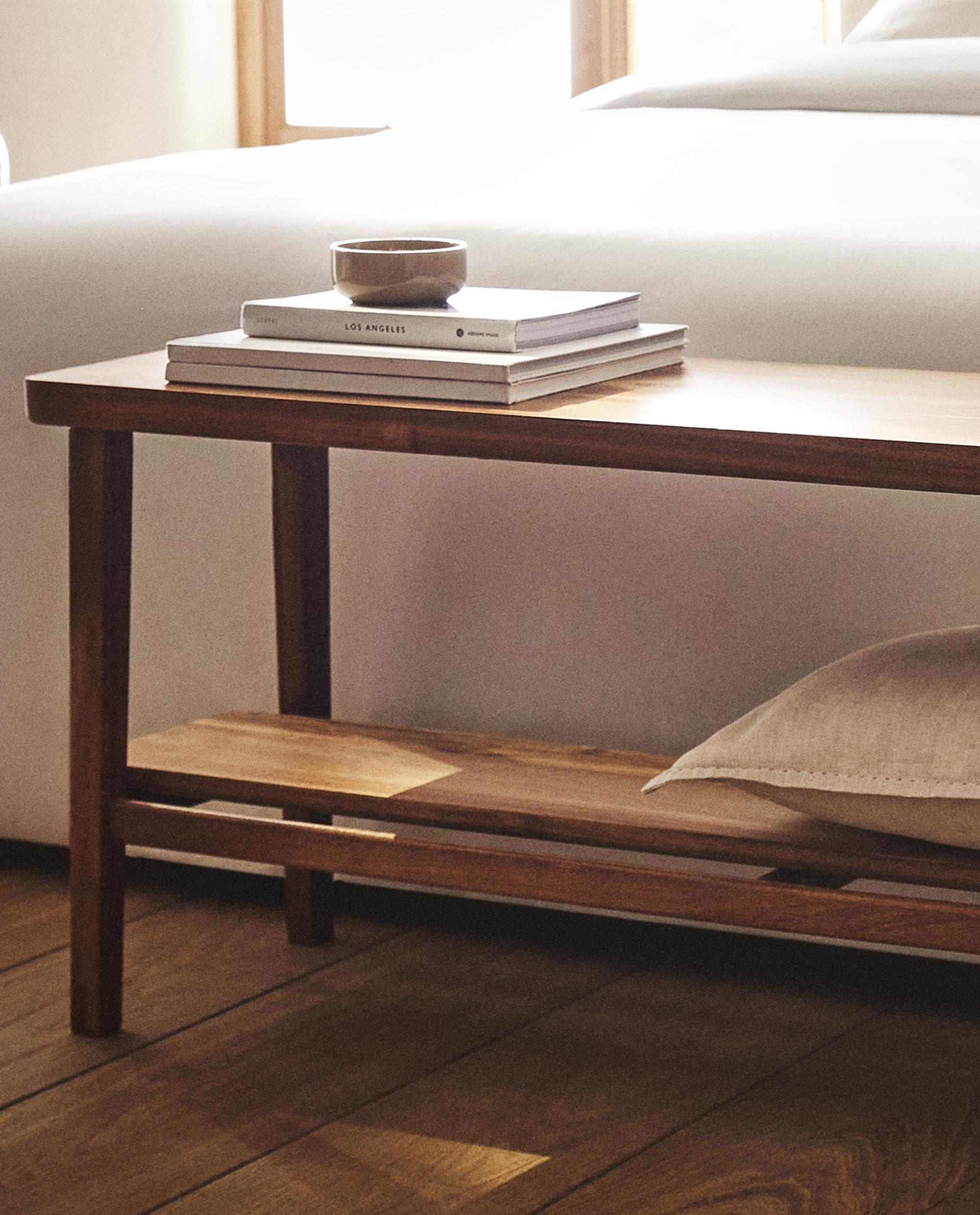ザラホーム　ベンチ 木製ベンチと収納ベンチ | Zara Home 日本/Japan