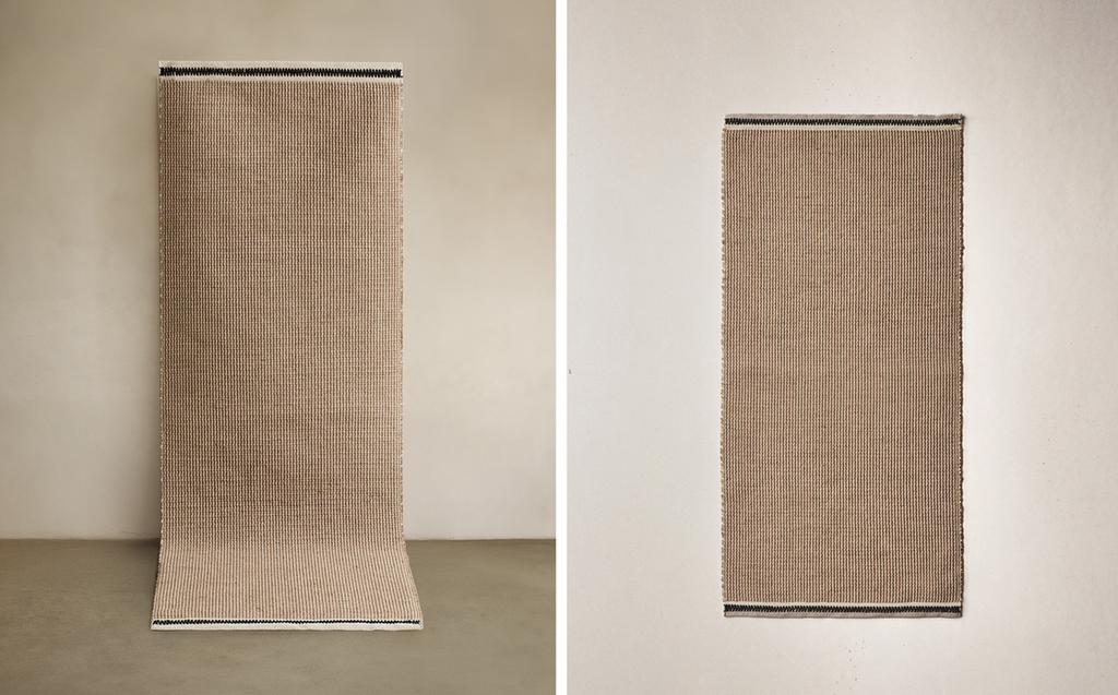 STRIPED JUTE AREA RUG