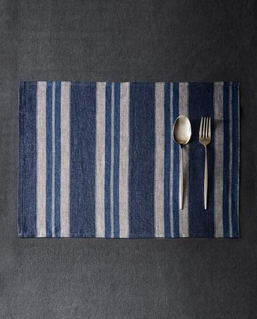 STRIPED LINEN PLACEMAT