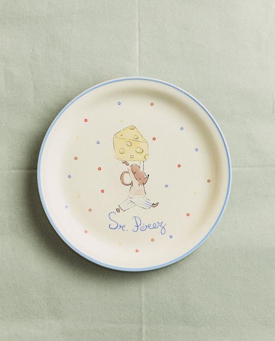 ДЕТСКАЯ ТАРЕЛКА ИЗ КЕРАМИКИ «MR. PÉREZ»