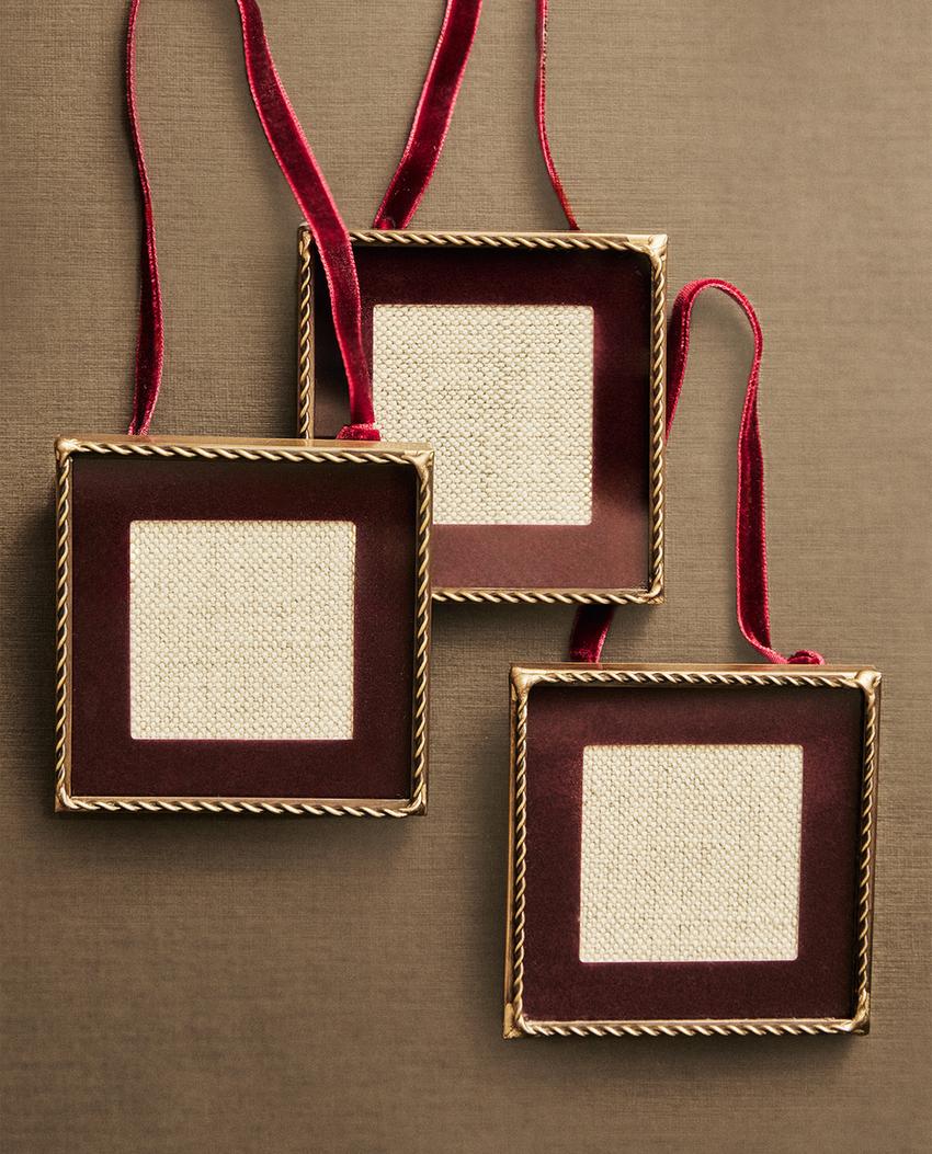 ZESTAW OZDOBNE RAMKI CHOINKOWE (3 SZT.) | Zara Home Polska / Poland