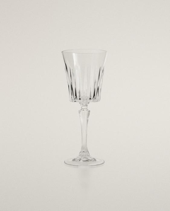 浮雕水晶玻璃杯