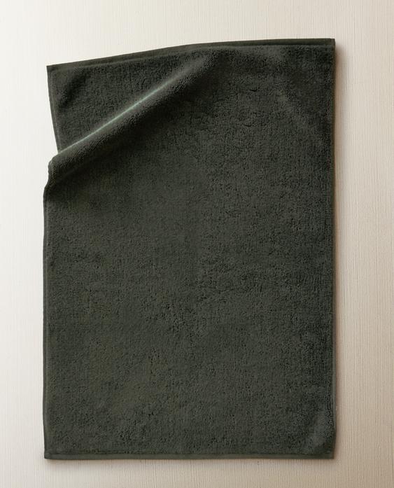 RICE STITCH COTTON BATH MAT