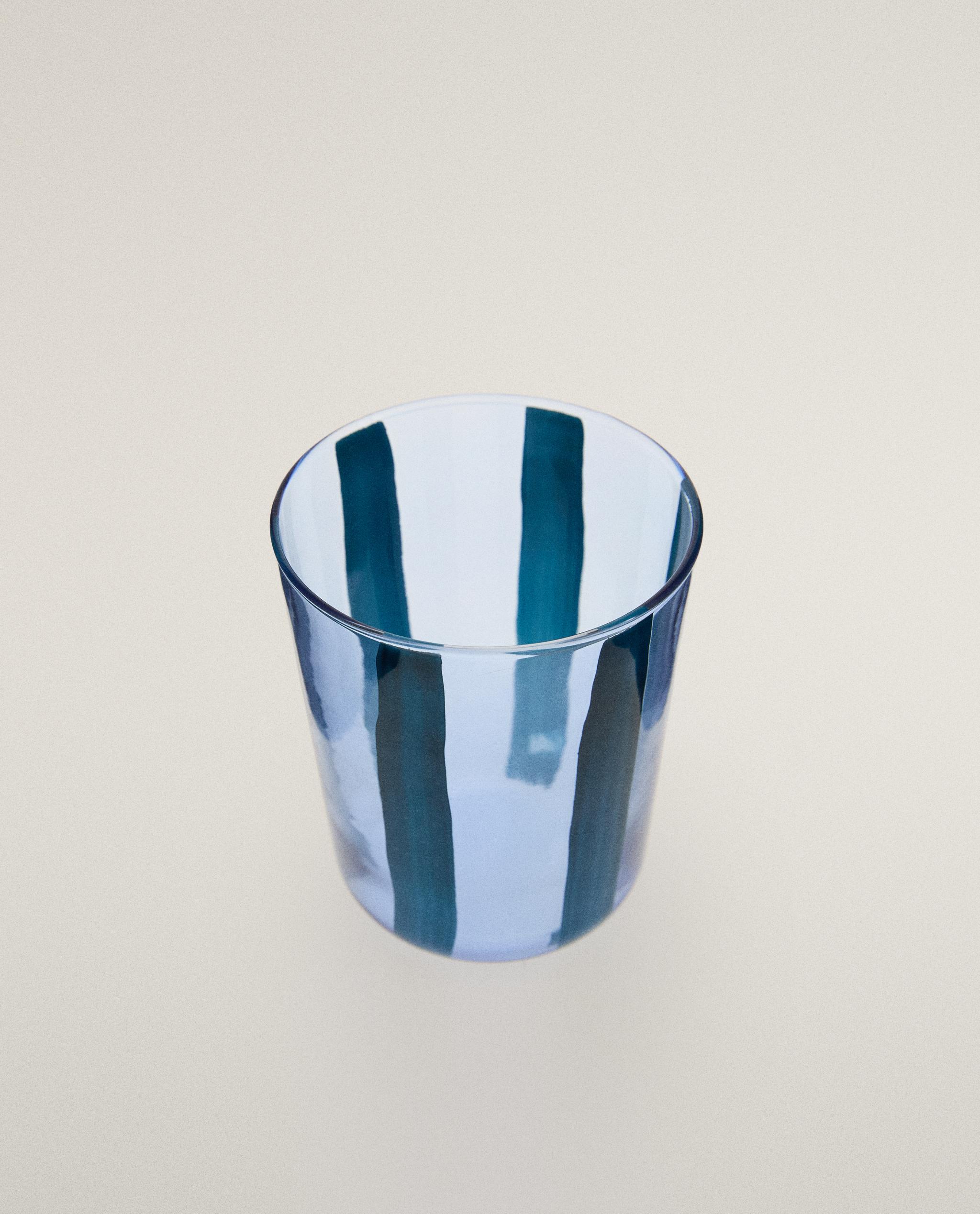GLASS TUMBLER WITH LINE DESIGN product thumbnail 15