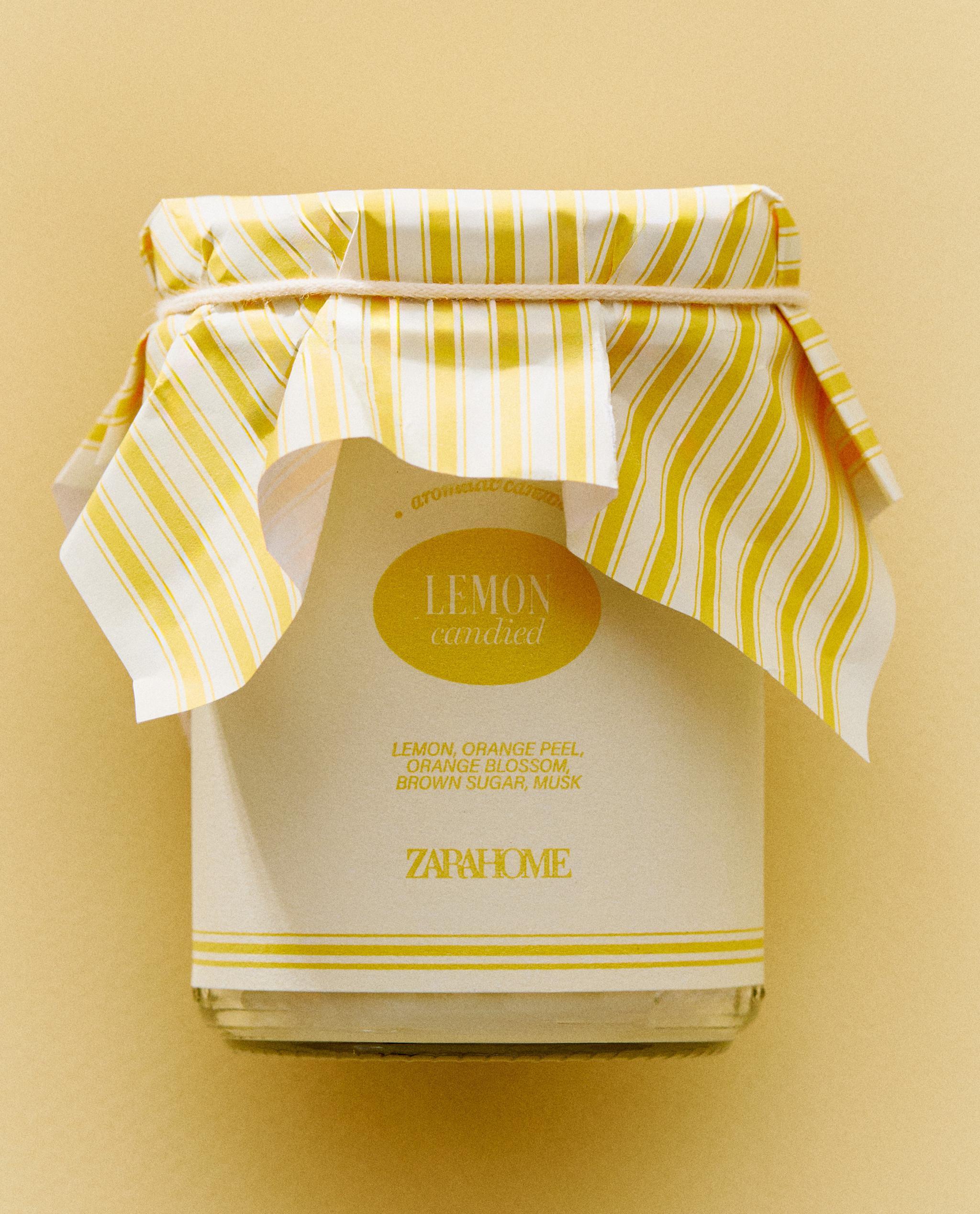 (130 G) LEMON CANDIED SCENTED CANDLE product thumbnail 10