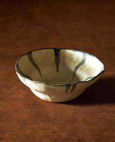 STRIPED CERAMIC BOWL