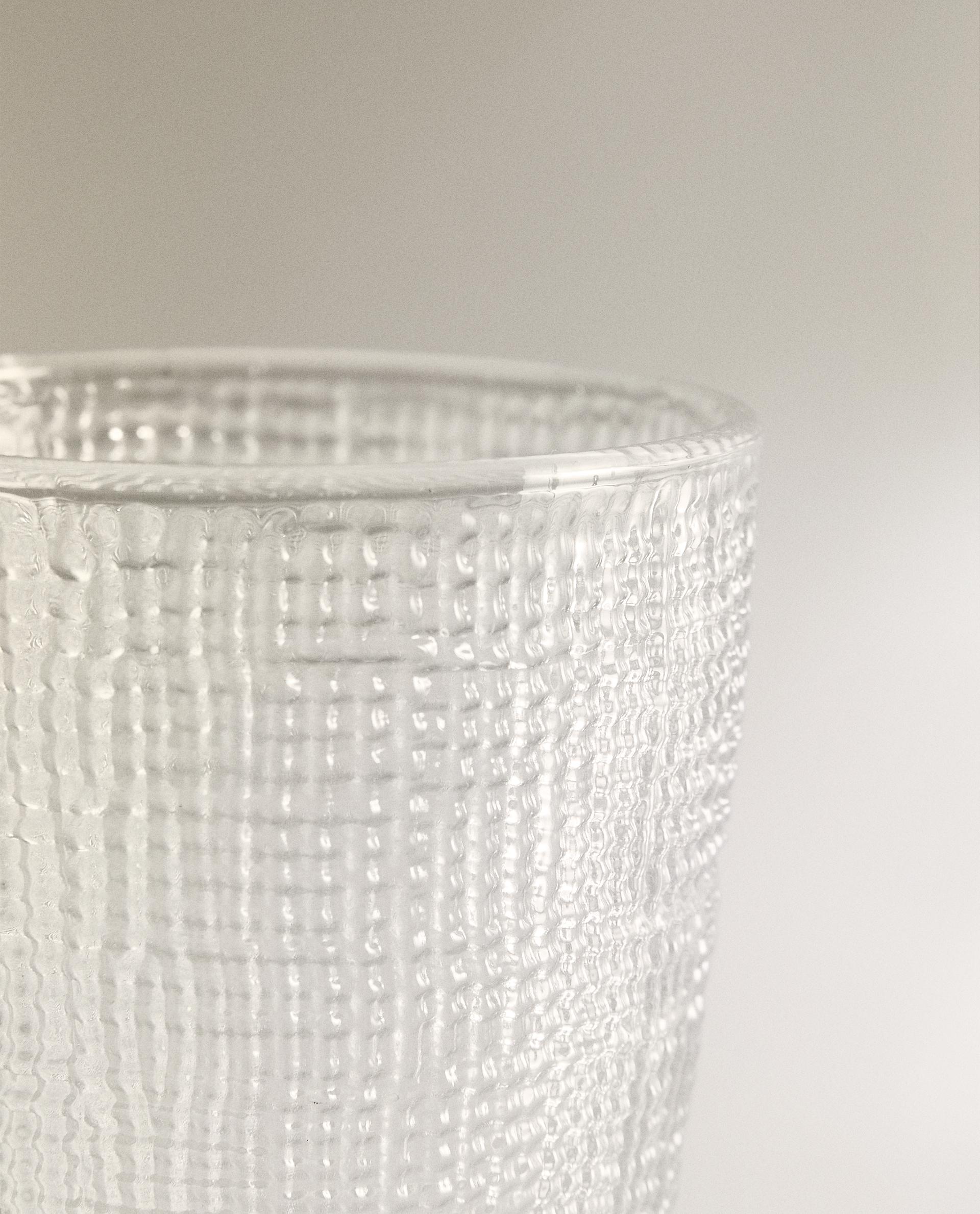RAISED DESIGN GLASS TUMBLER product thumbnail 8