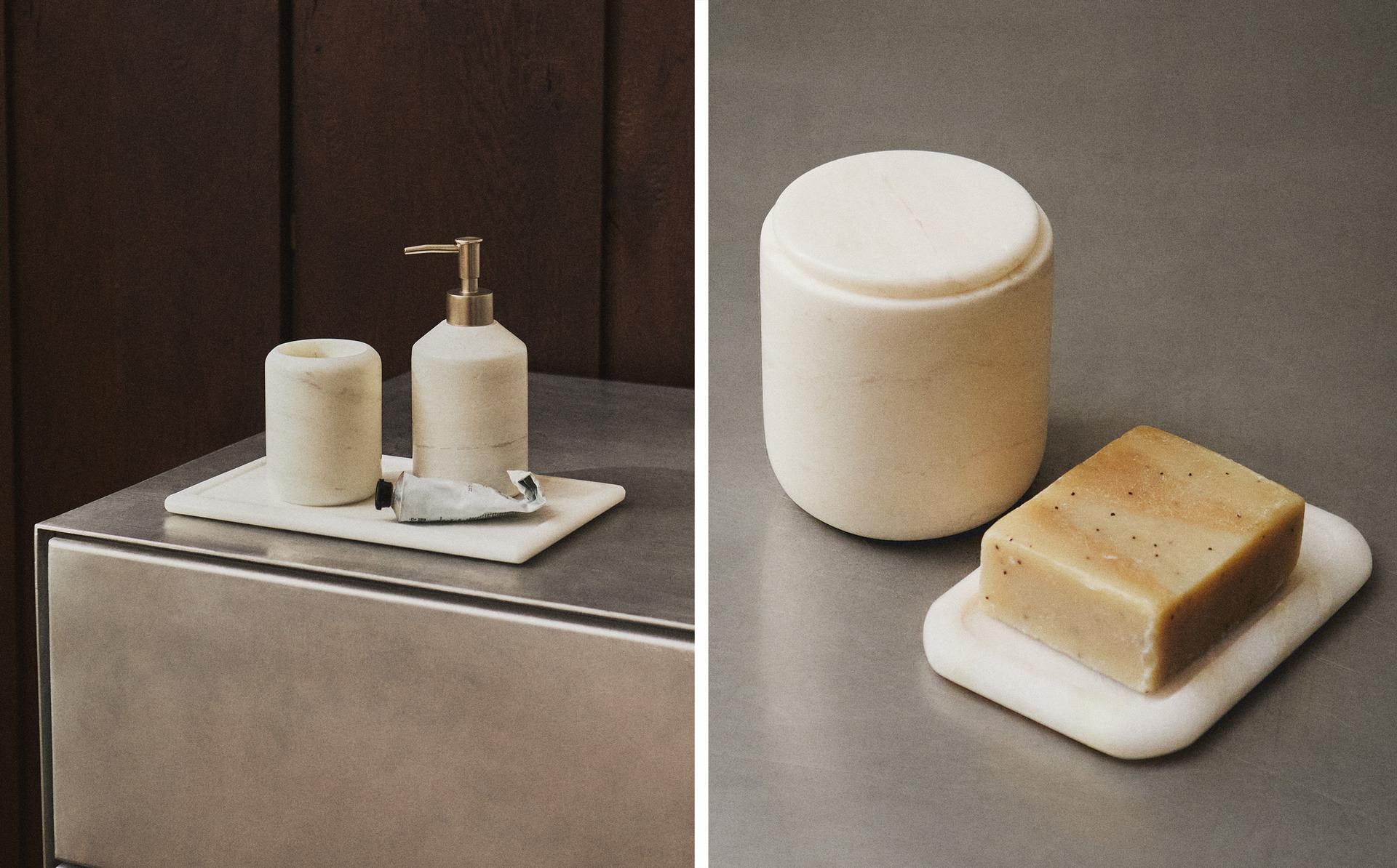 طقم حمام أبيض رخام طقم حمام أبيض رخام