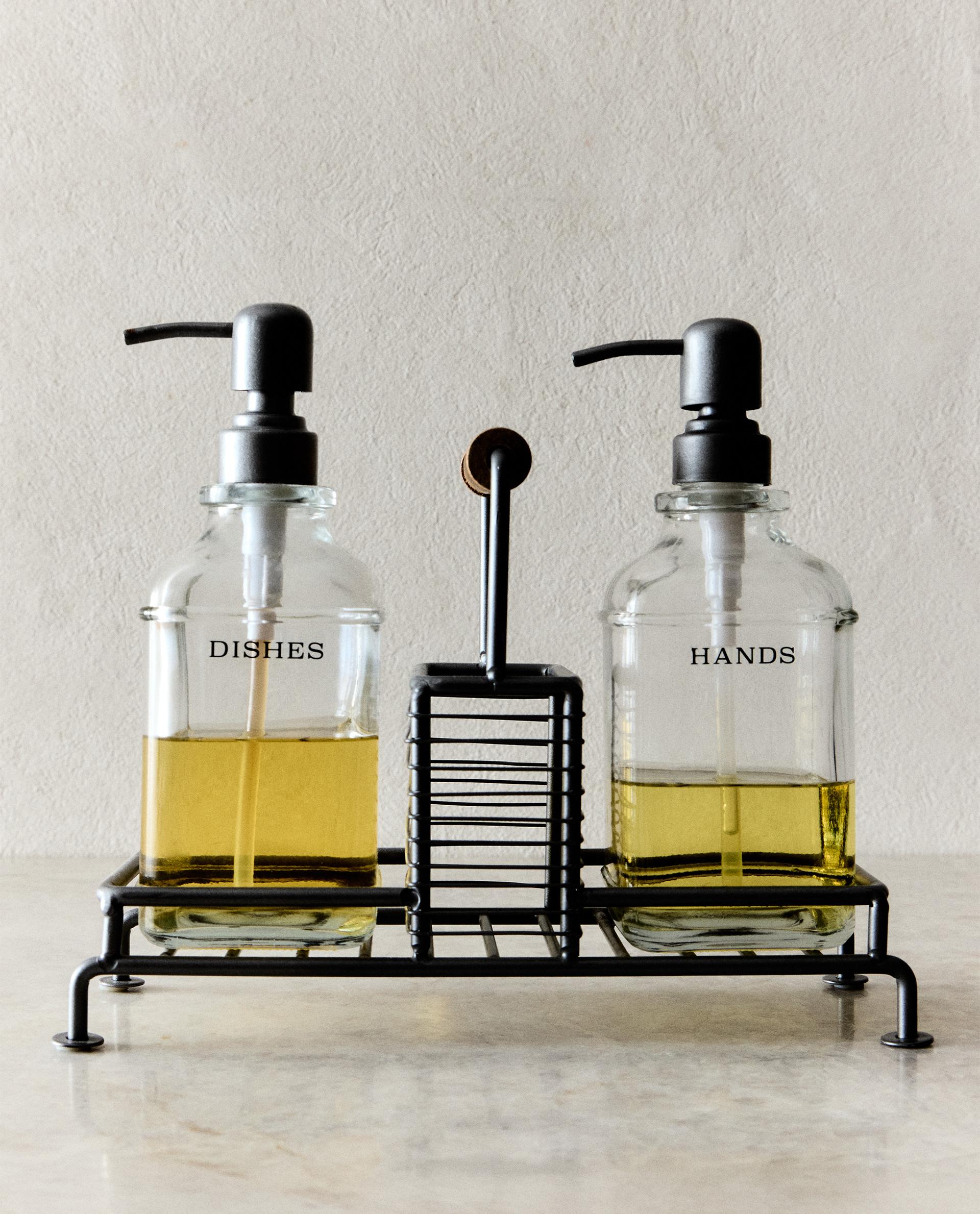 COCINA DOSIFICADOR DOBLE Y SOPORTE - HANDS & DISHES