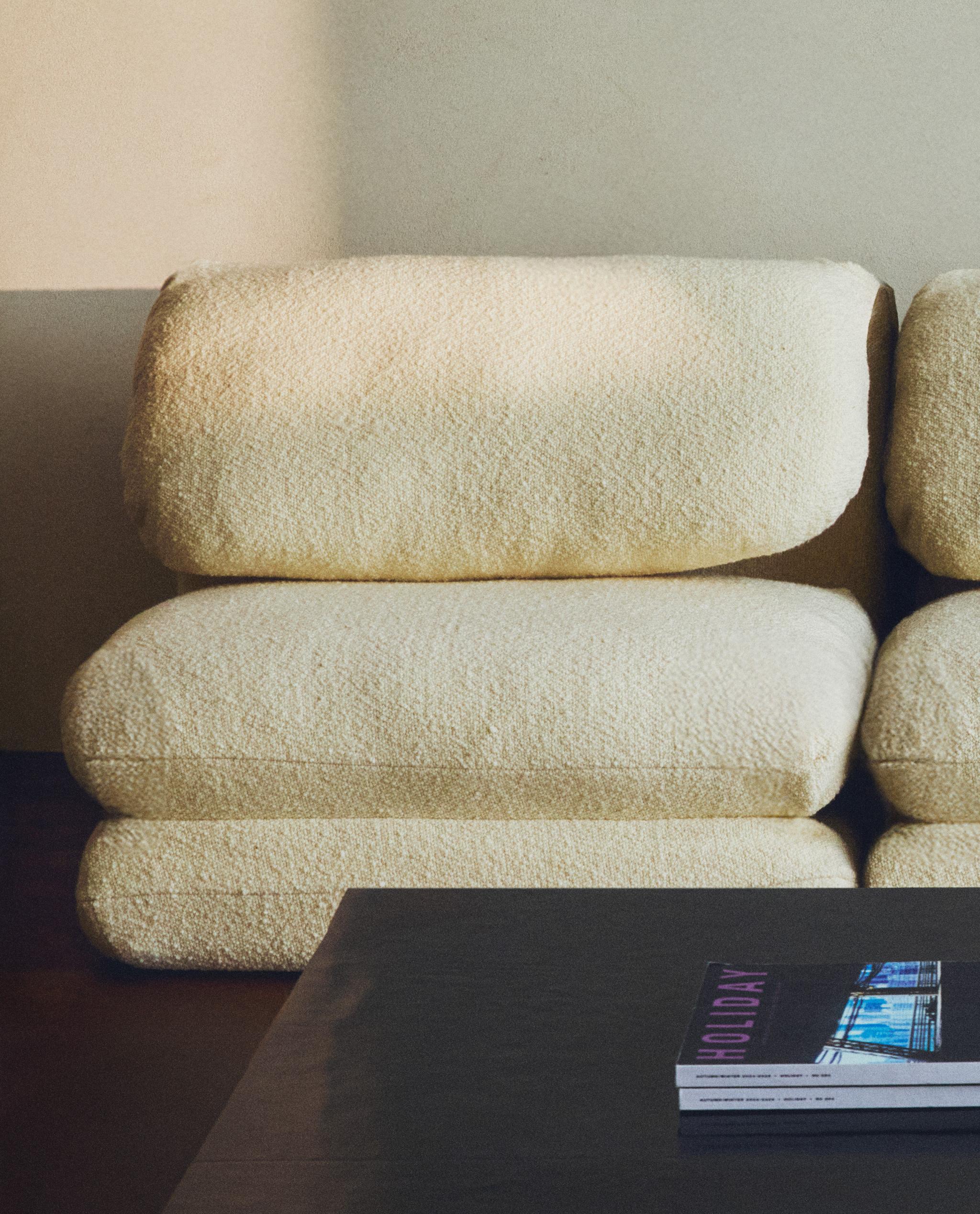 FOLDING BOUCLÉ ARMCHAIR | Zara Home United Kingdom