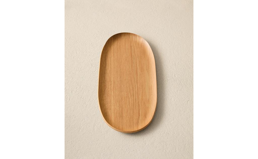 OVAL WOODEN TRAY
