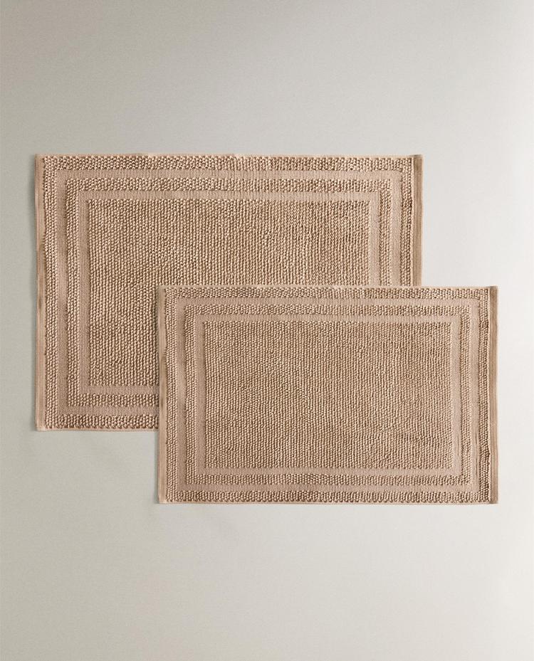 NON-SLIP COTTON BATH MAT