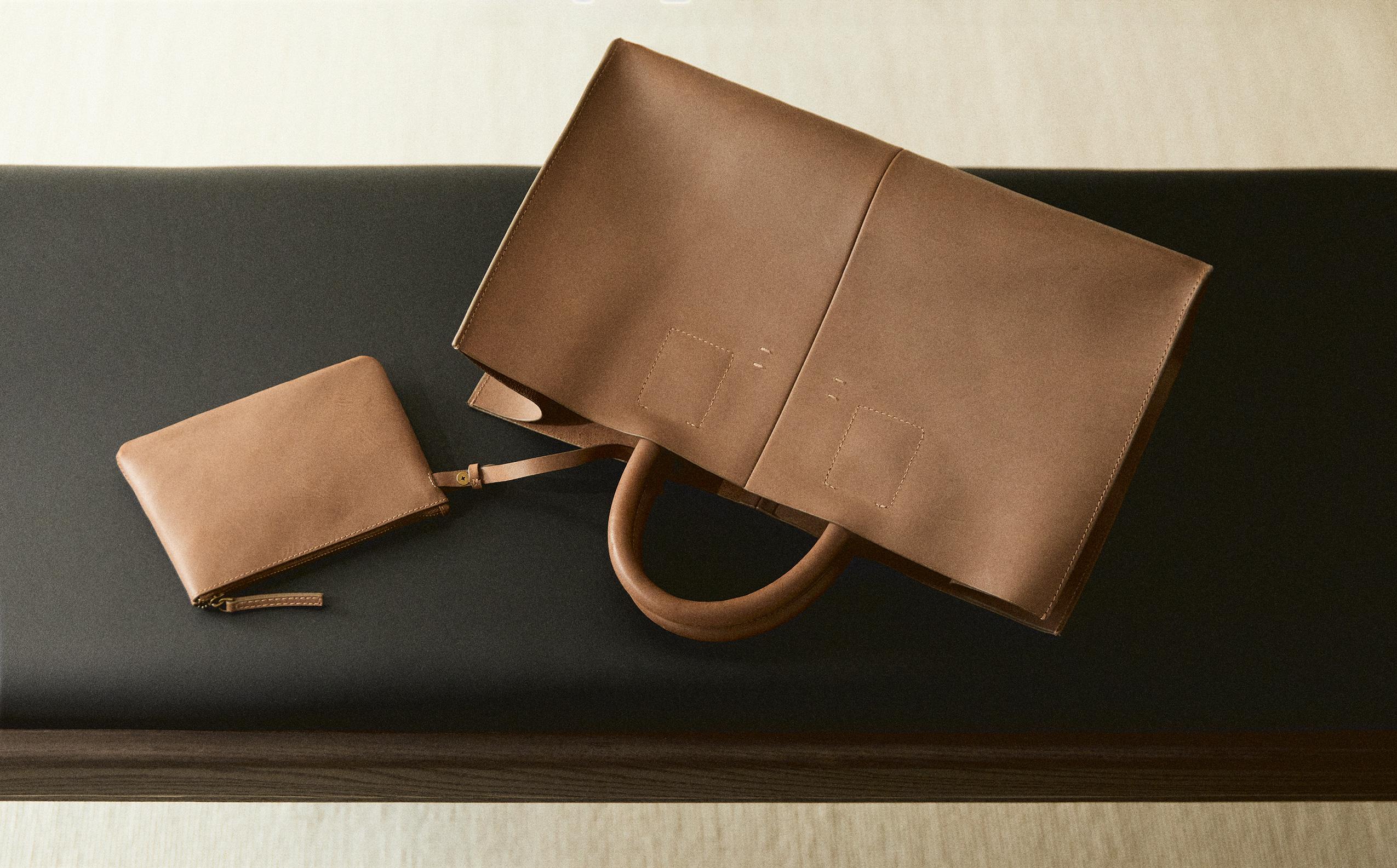 Cartera De Mano Hombre Zara MINI SHOPPER PIEL Zara Home España