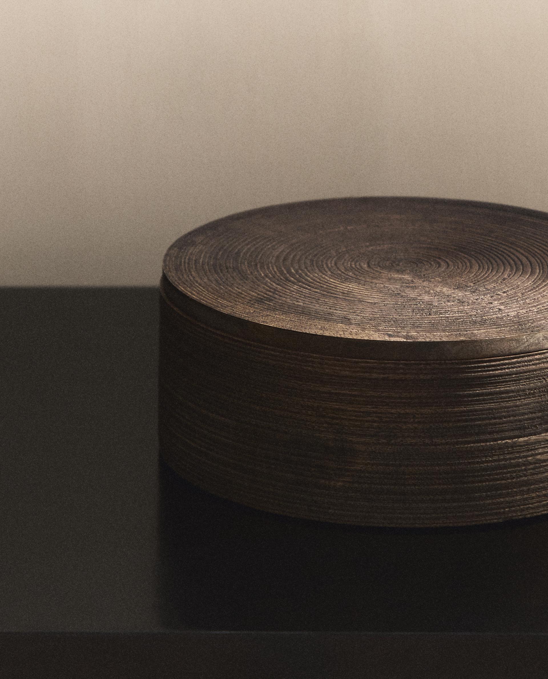 ウッドラウンドボックス大 | Zara Home 日本/Japan