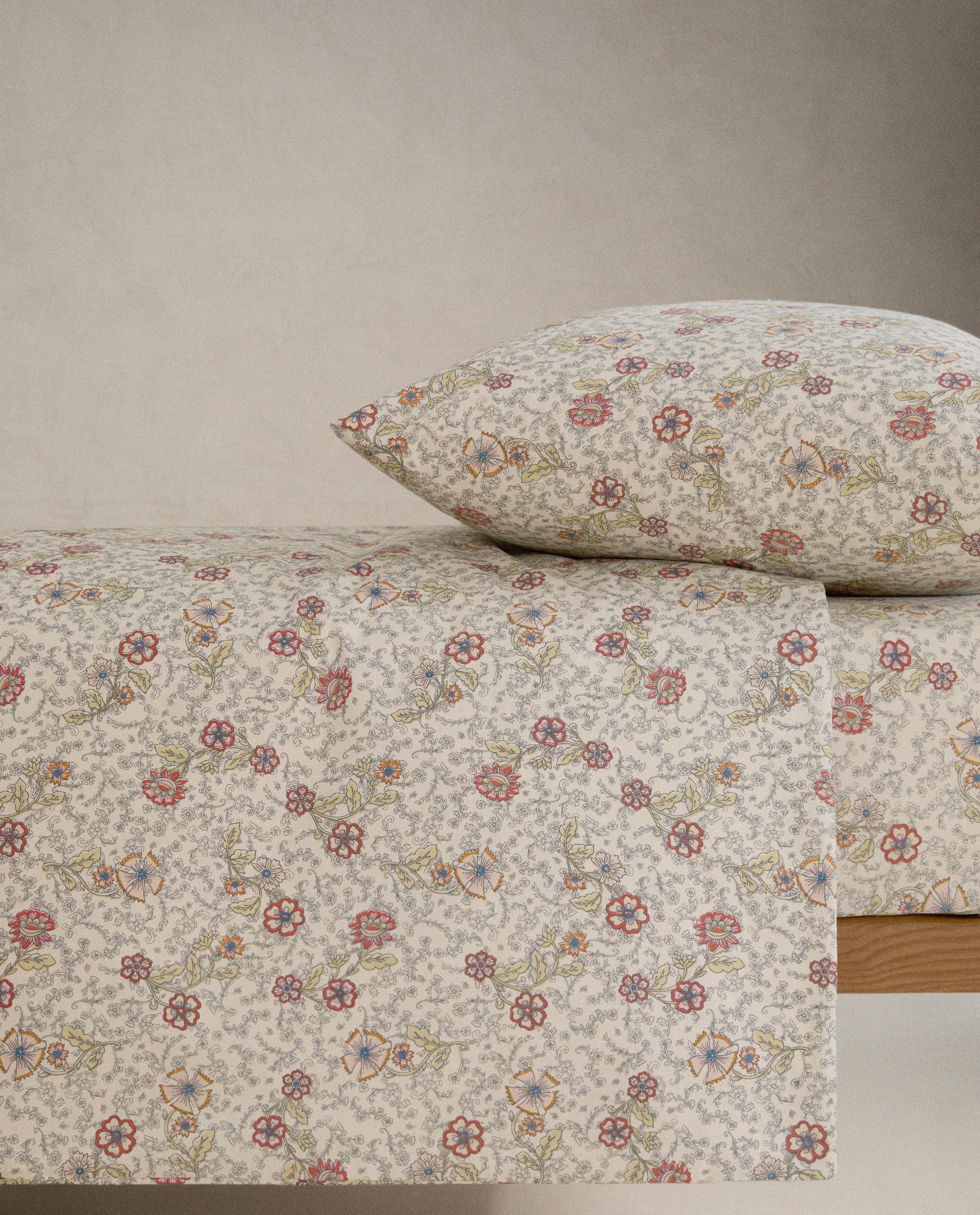KIDS' FLORAL COTTON DUVET COVER product thumbnail 3