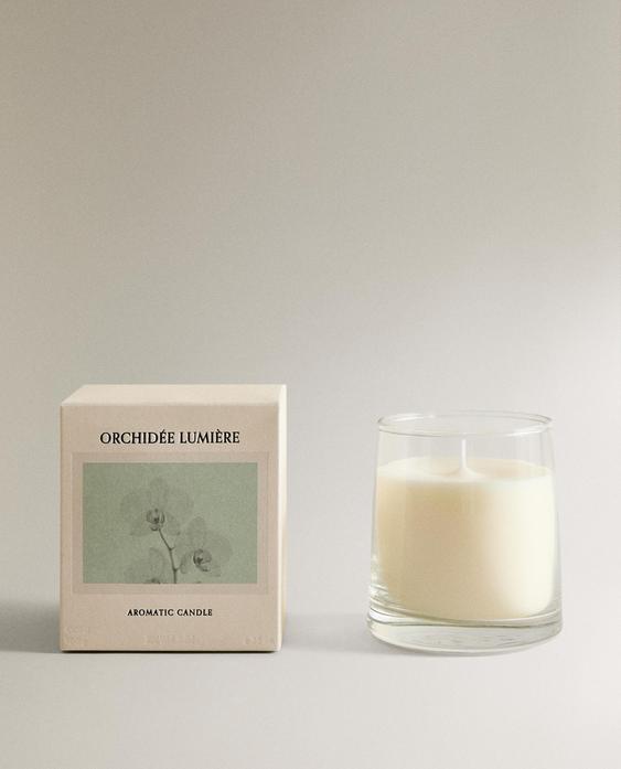 (180 G) ORCHIDÉE LUMIÈRE SCENTED CANDLE