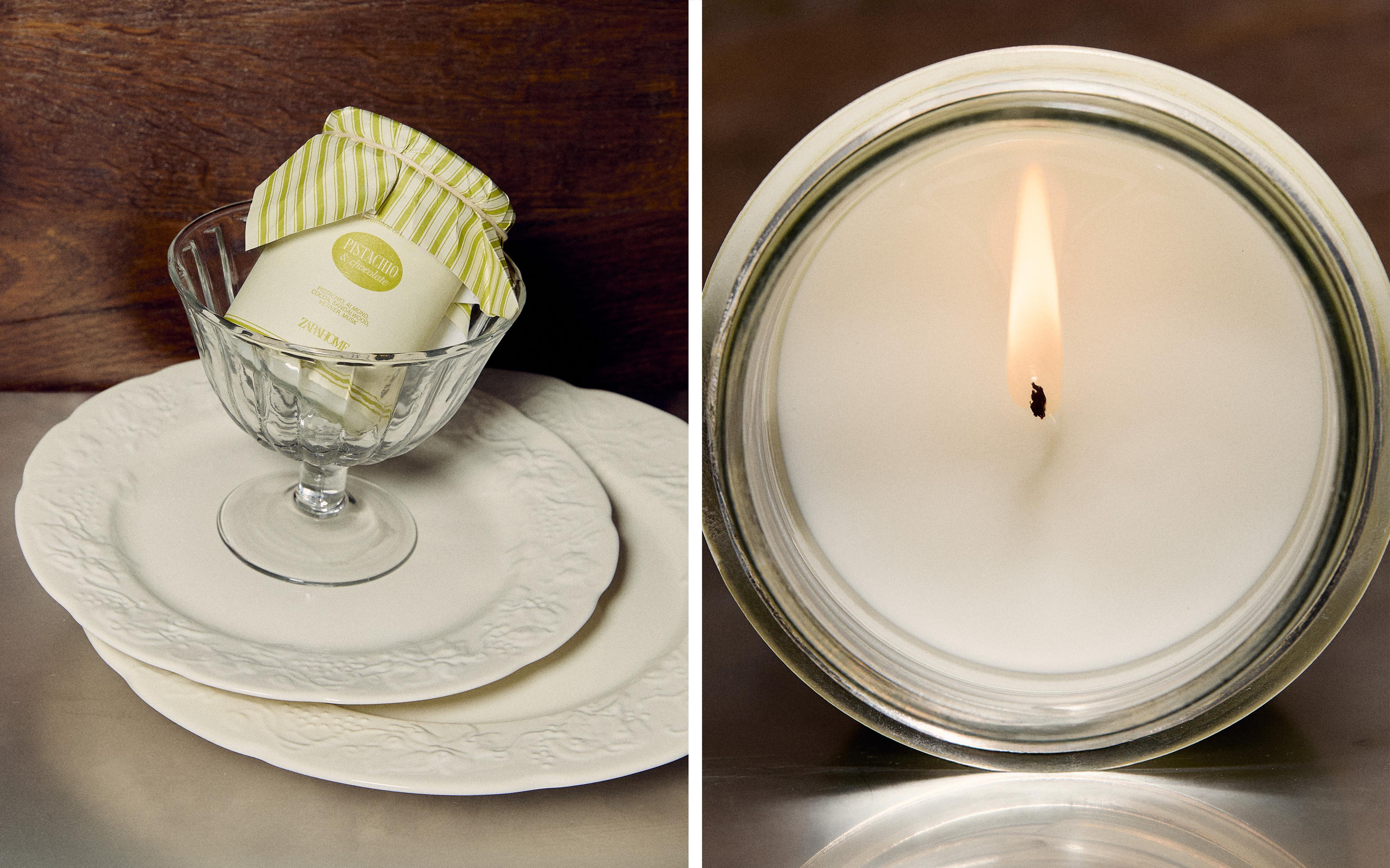 (130 G) PISTACHIO & CHOCOLATE SCENTED CANDLE product thumbnail 3