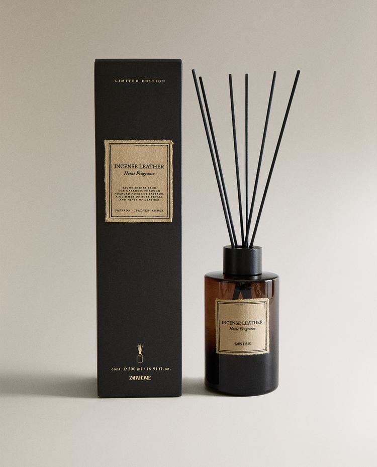 (500 ML) AMBIENTADOR DE BASTONETS INCENSE LEATHER