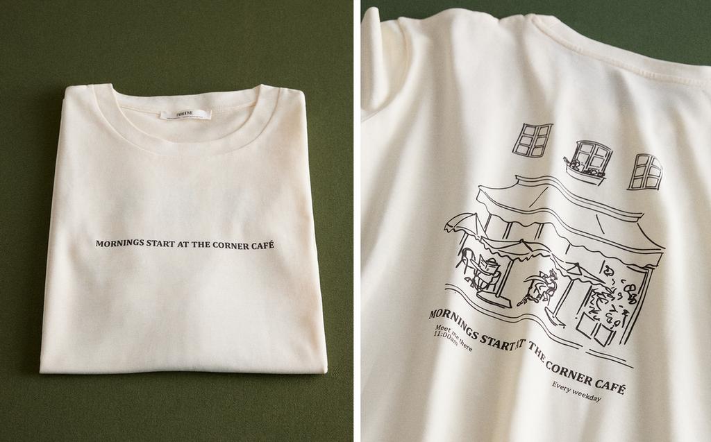 SHORT-SLEEVE T-SHIRT WITH SLOGAN SHORT-SLEEVE T-SHIRT WITH SLOGAN