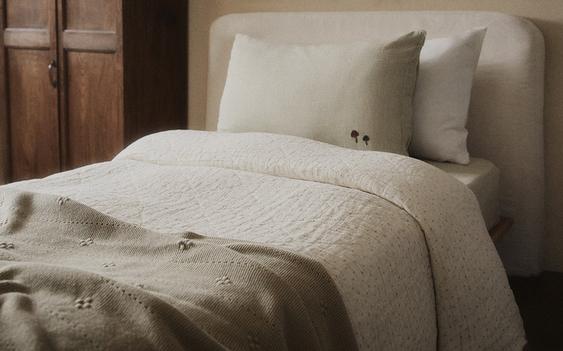 KIDS' FLORAL CHIFFON BEDSPREAD