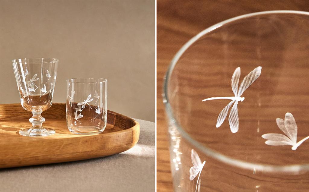 DRAGONFLY GLASSWARE SET