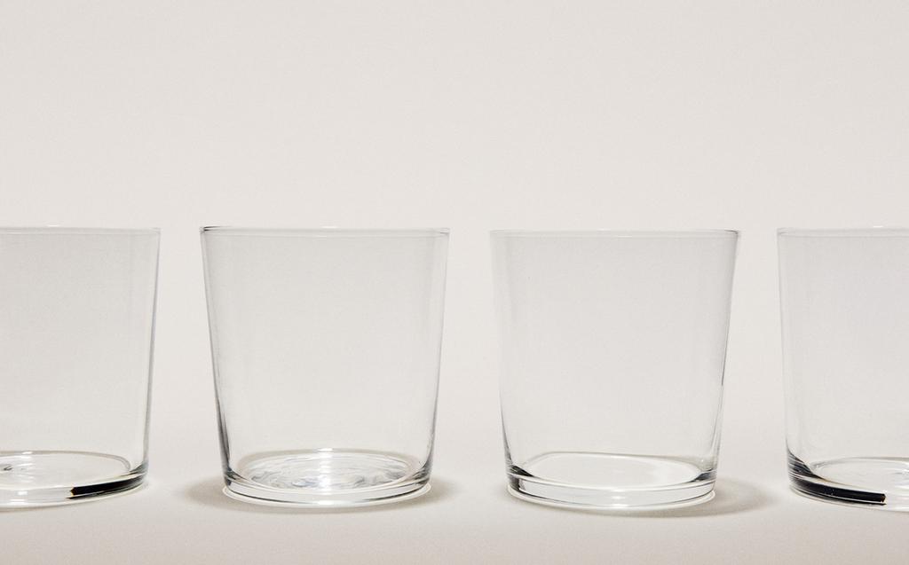 PACK HOHE GLÄSER AUS GLAS (4ER-PACK)