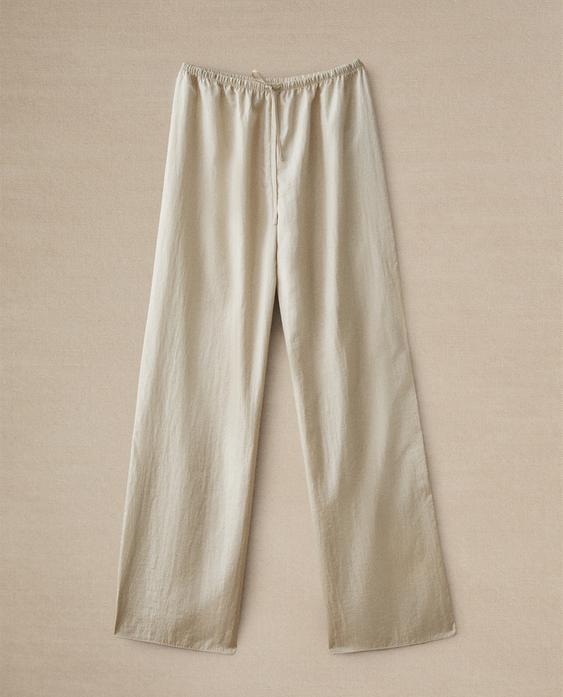 SATIN FINISH TROUSERS