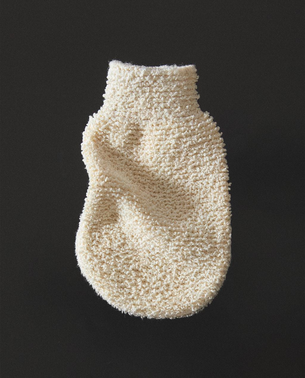 قفاز تقشير البشرة قطن