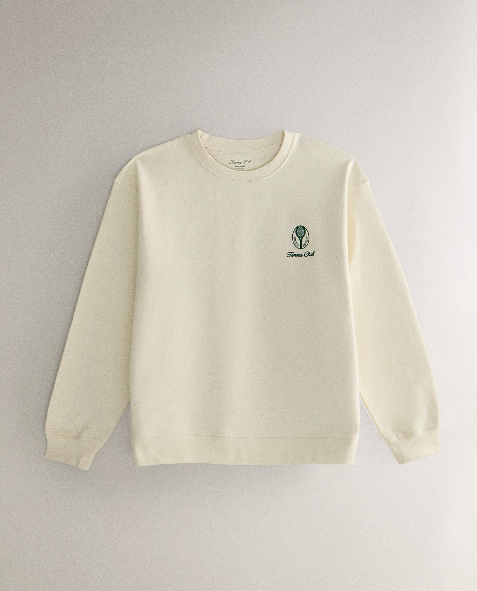 KATOENEN TENNIS SWEATER Zara Home Nederland - Main Image